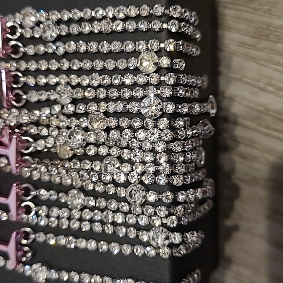 Show stopper party season Betsy, Johnson Cascading Rose gold champagne Glasses - Picture 4 of 6